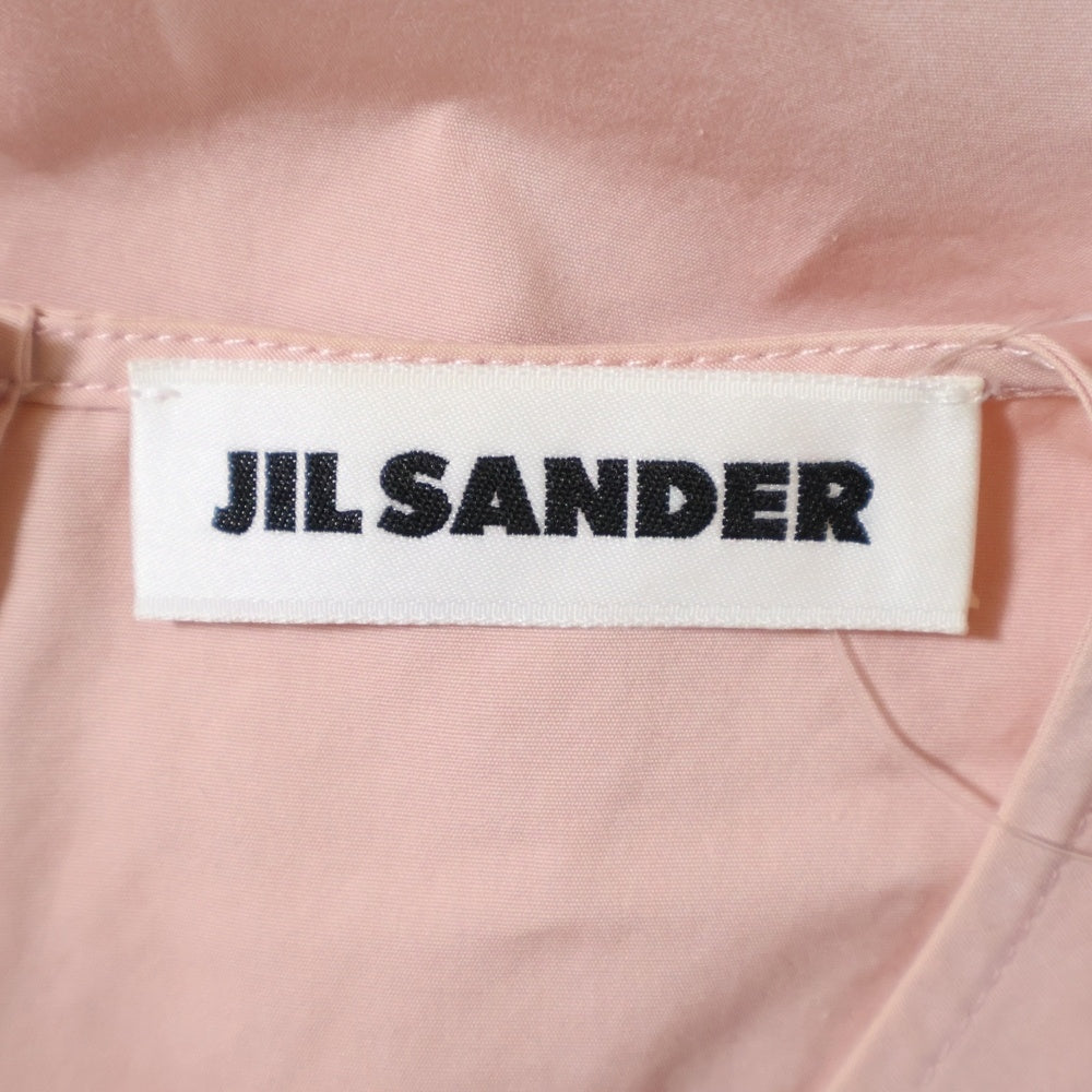 JIL SANDER(ジルサンダー) バックスナップボタン ダーツデザイン 半袖トップス ブラウス レディース ピンク HSJWNM0053