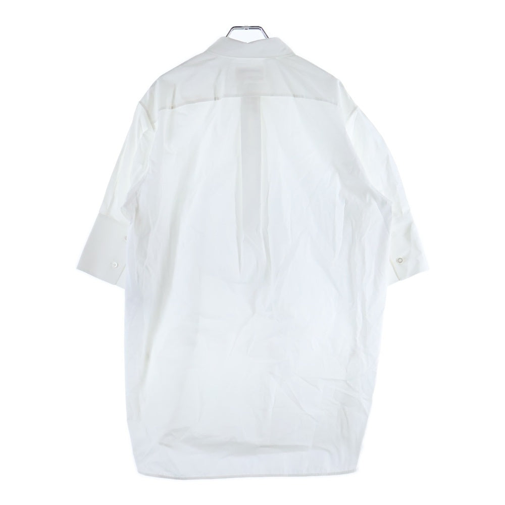 JIL SANDER(ジルサンダー) FRIDAY SHIRT フライデー 比翼仕立て 七分袖 シャツ ブラウス レディース ホワイト