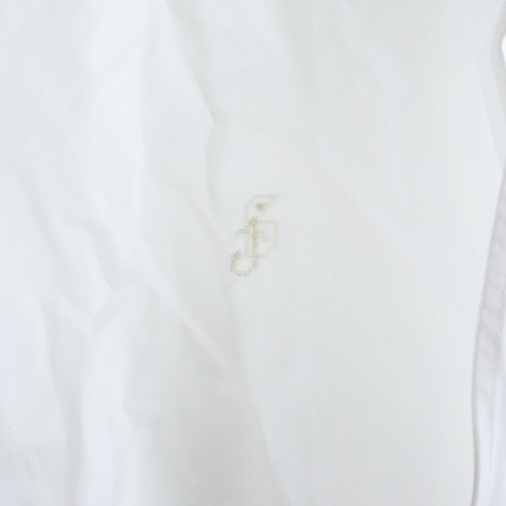 JIL SANDER(ジルサンダー) FRIDAY SHIRT フライデー 比翼仕立て 七分袖 シャツ ブラウス レディース ホワイト