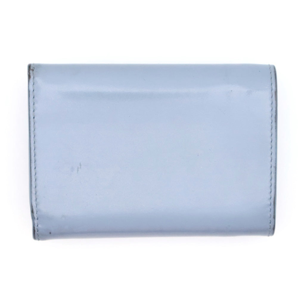 JIL SANDER(ジルサンダー) フロントロゴデザイン コンパクトウォレット 三つ折り財布 ブルー J07UI0018 レディース