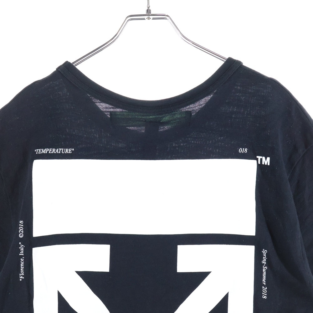 OFF-WHITE(オフホワイト) 18SS MONALISA S/S TEE モナリザ クルーネック カットソー 半袖Tシャツ ブラック OMAA002S18001012