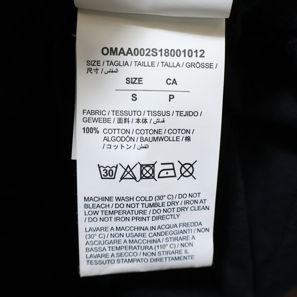 OFF-WHITE(オフホワイト) 18SS MONALISA S/S TEE モナリザ クルーネック カットソー 半袖Tシャツ ブラック OMAA002S18001012