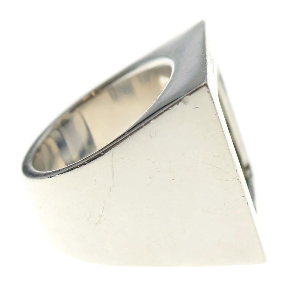 A-COLD-WALL(アコールドウォール) ロゴデザイン スクエアー フレームド リング シルバー