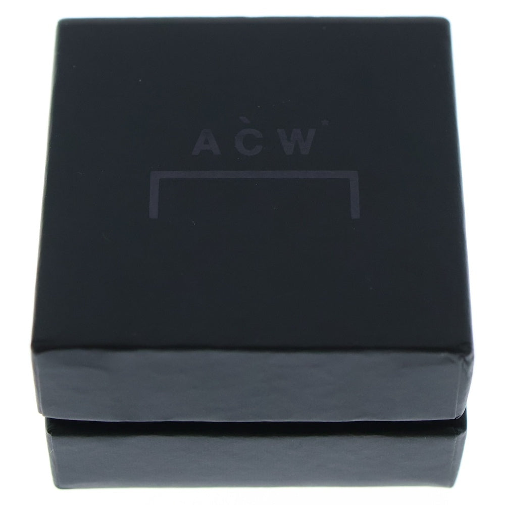 A-COLD-WALL(アコールドウォール) ロゴデザイン スクエアー フレームド リング シルバー