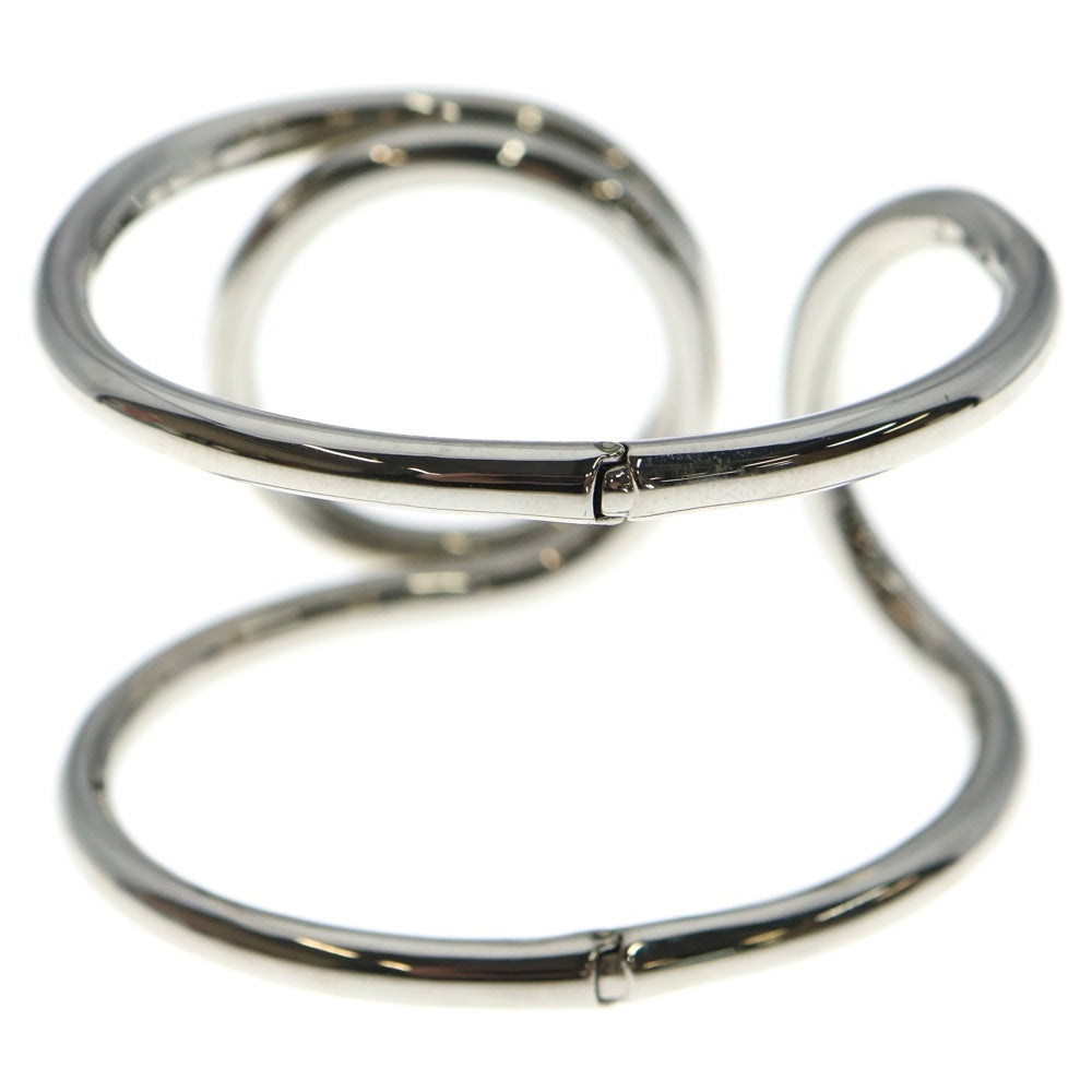BALENCIAGA(バレンシアガ) 可変式 ワイヤーデザイン バングル ブレスレット シルバー