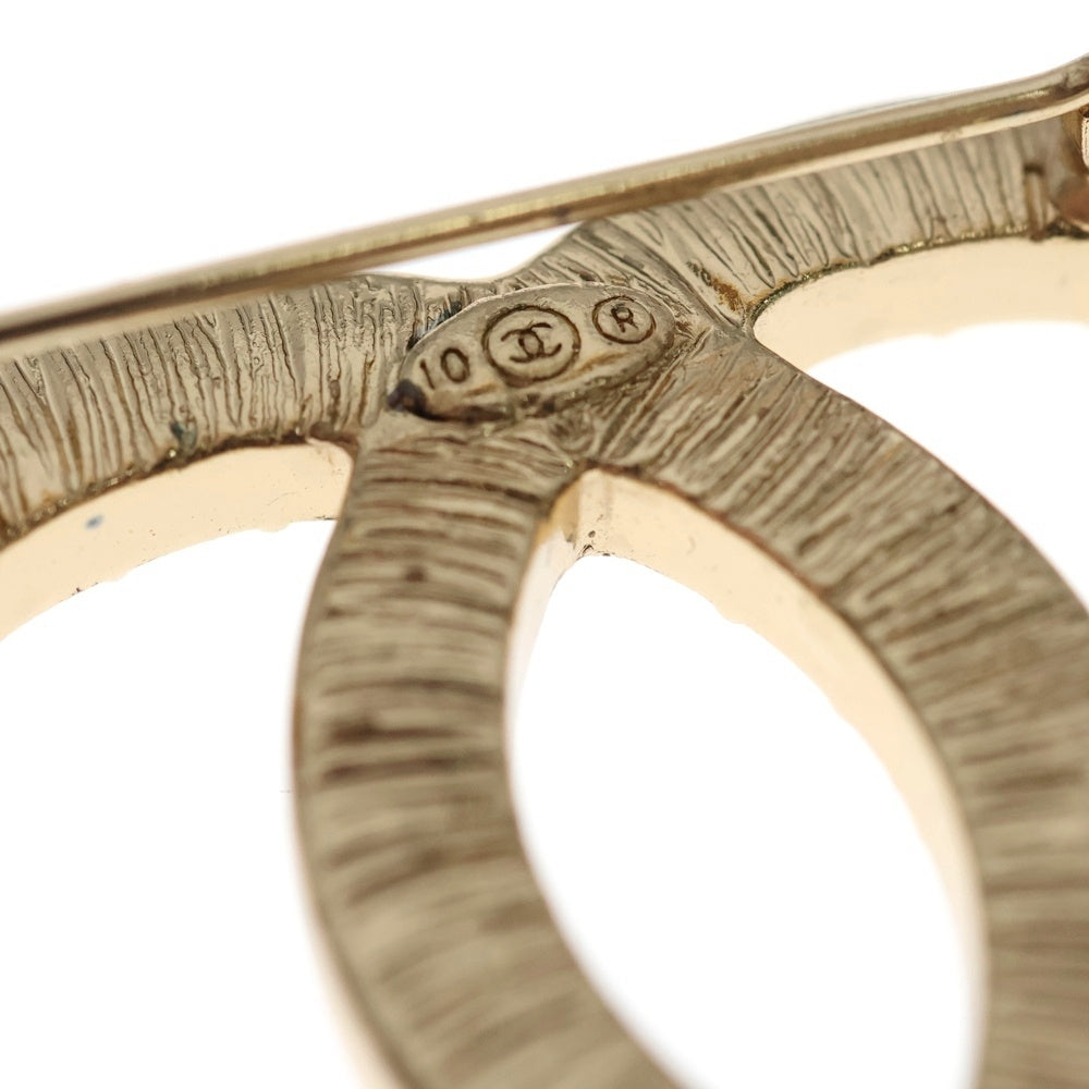 CHANEL(シャネル) ココマーク パール ブローチ ゴールド/ホワイト レディース