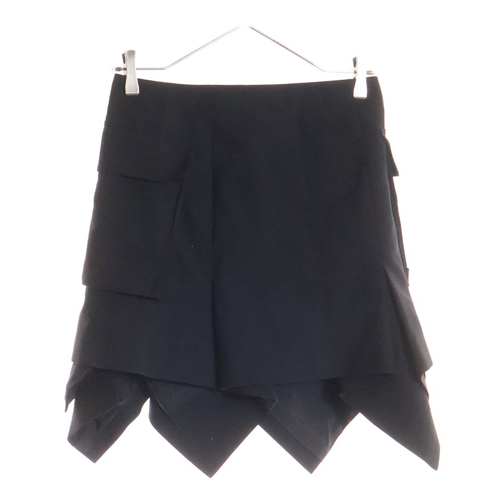 Sacai(サカイ) 24SS Mini Skirt トープ ペプラム ミニスカート