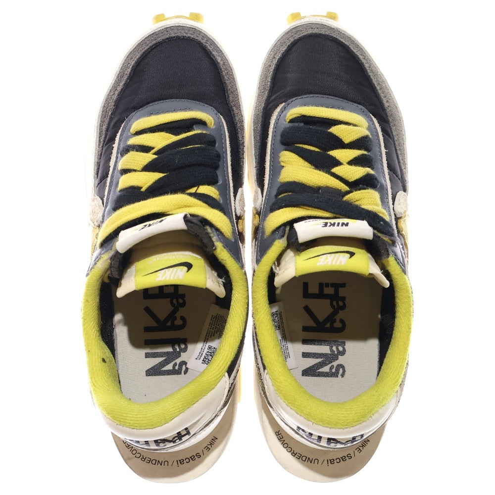 NIKE(ナイキ) ×UNDERCOVER ×sacai LD WAFFLE アンダーカバー サカイ LDワッフル ローカットスニーカーシューズ ブラック/イエロー/ホワイト US3.5/22.5cm DJ4877-001 レディース