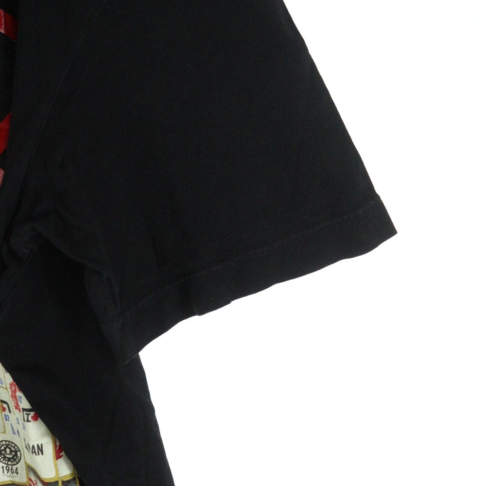 DSQUARED2(ディースクエアード) THE GAME ザ ゲーム クルーネック カットソー 半袖Tシャツ ブラック S71GD0896