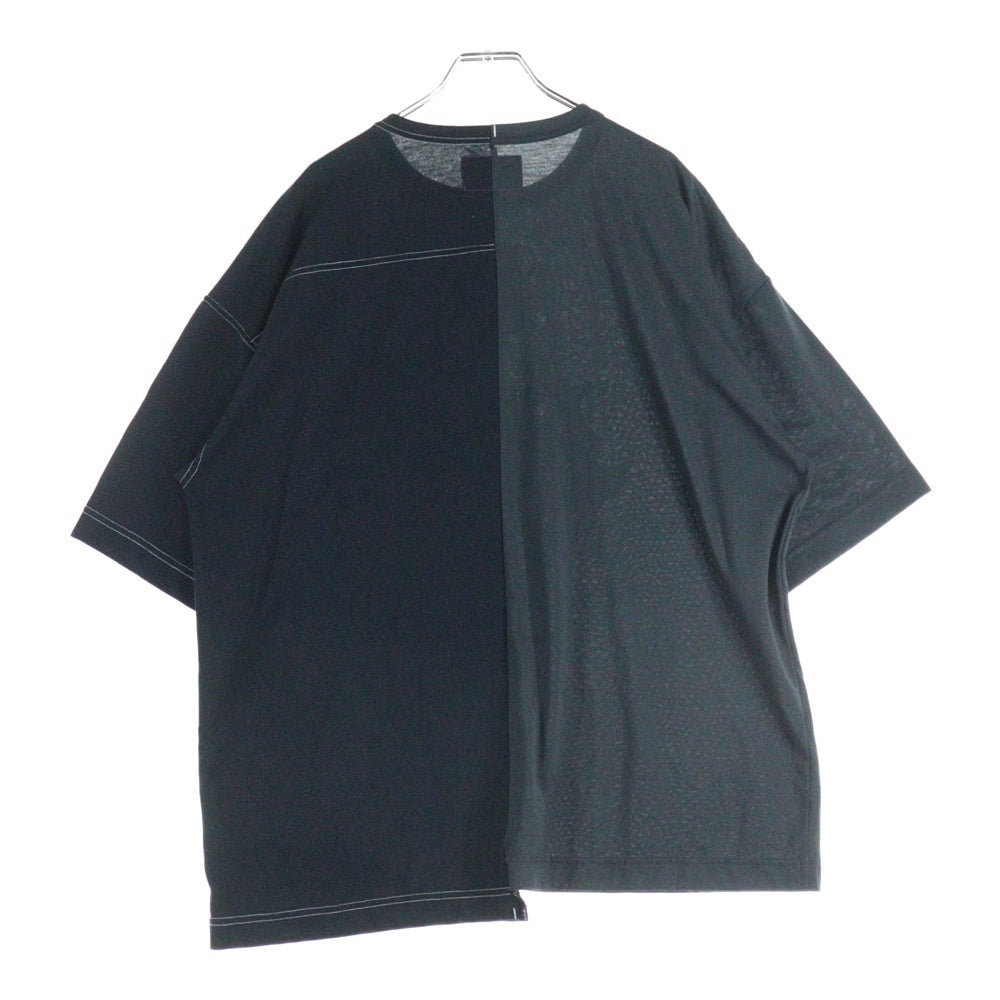THE NORTH FACE(ザノースフェイス) CRAZY H/S LOGO TEE クレイジーロゴデザイン クルーネック カットソー 半袖Tシャツ ブラック/グリーン NT3009N