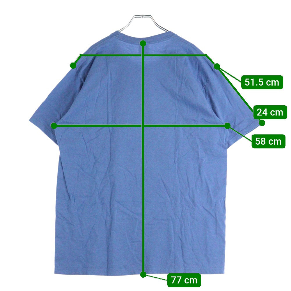 SUPREME(シュプリーム) 20AW Everywhere Tee エブリウェアー フロントロゴデザイン クルーネック カットソー 半袖Tシャツ ブルー