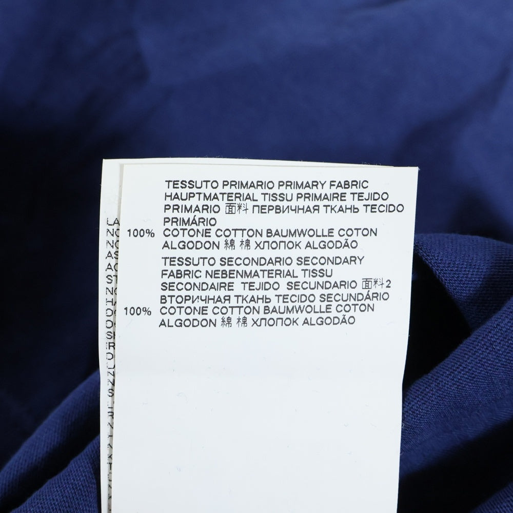 DSQUARED2(ディースクエアード) フロントロゴデザイン クルーネック カットソー 半袖Tシャツ ブルー S74GD0639