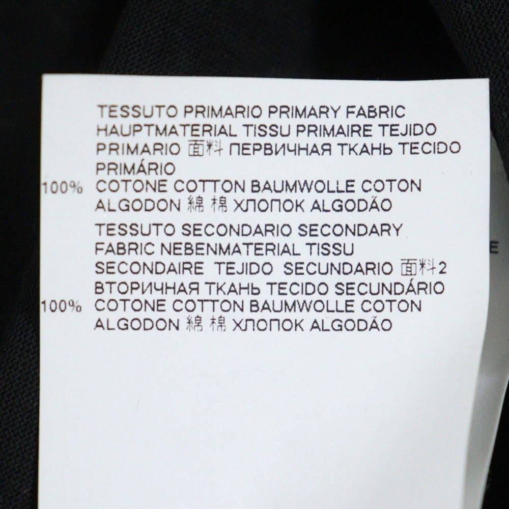 DSQUARED2(ディースクエアード) フロントロゴデザイン クルーネック カットソー 半袖Tシャツ ブラック S74GD0636