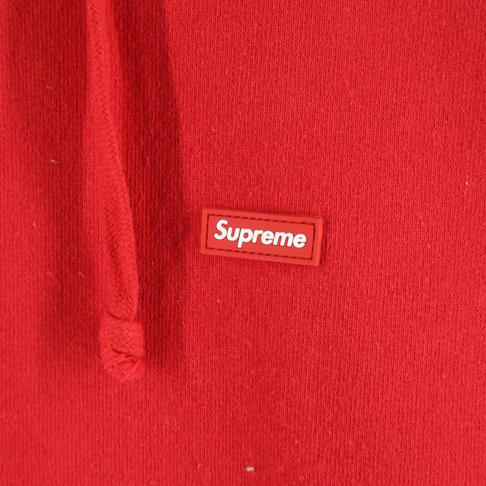 SUPREME(シュプリーム) 21SS Small Box Logo Hooded Sweatshirts スモールロゴデザイン フーデッド ジップアップ スウェット パーカー レッド