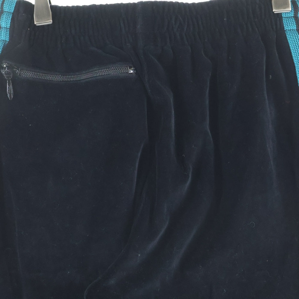 Needles(ニードルス) 24SS Narrow Track Pants ロゴ刺繍 ベロア