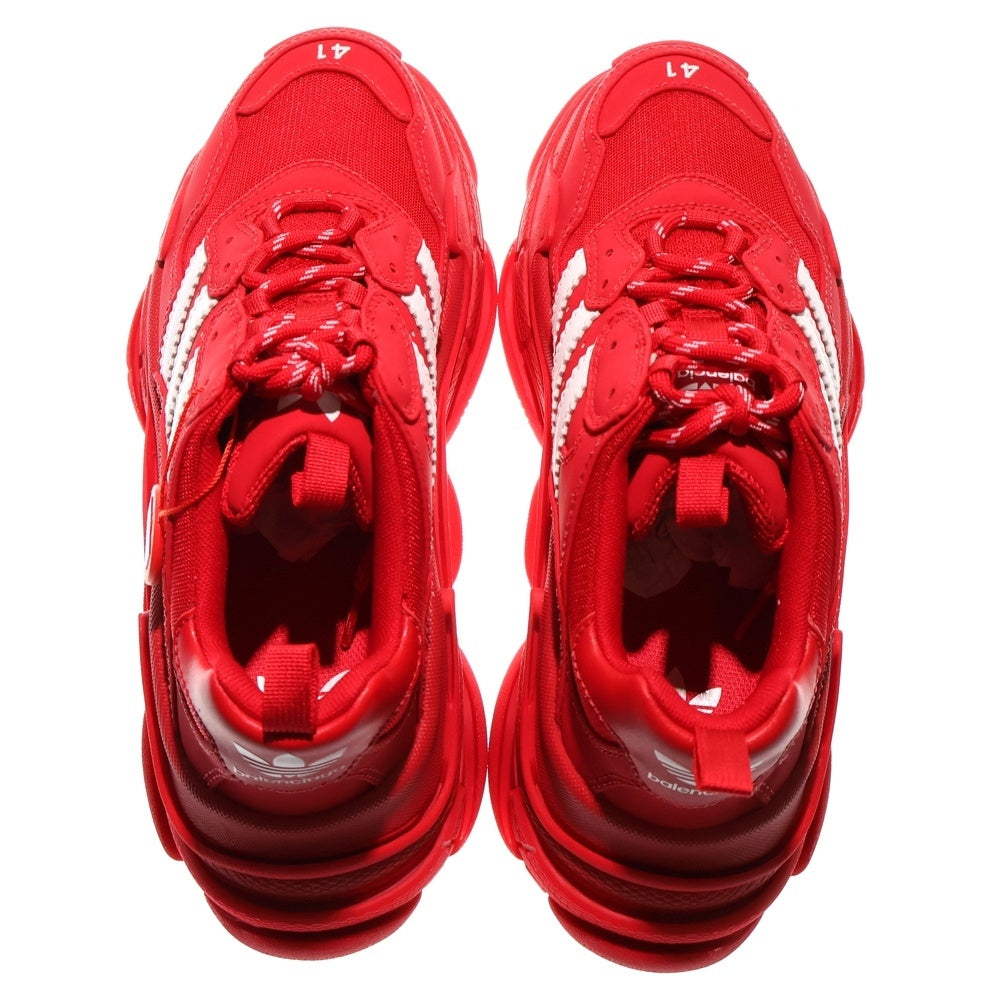 BALENCIAGA(バレンシアガ) ×ADIDAS TRIPLE S アディダス トリプルエス ローカットスニーカー レッド/ホワイト 712821 W2ZB2