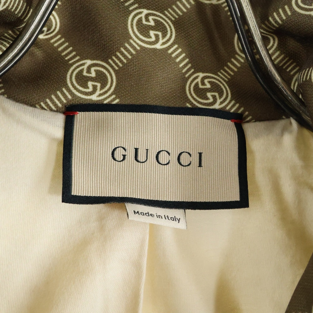 GUCCI(グッチ) インターロッキングG シェリーライン ショート丈 ジップアップトラックジャケット レディース ベージュ 671495 XJD1G
