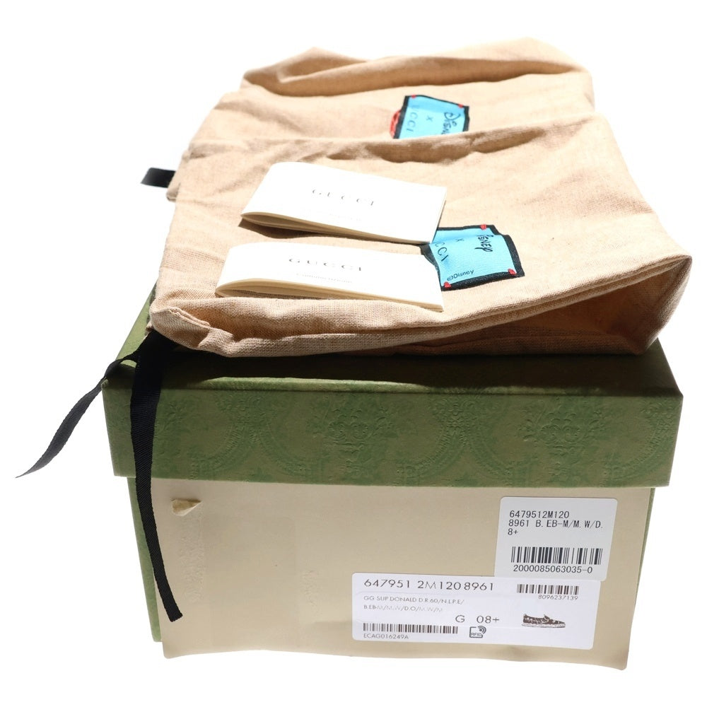 GUCCI(グッチ) ×DISNEY TENNIS 1977 ディズニー テニス PVCローカットスニーカー スリッポン ベージュ 647951