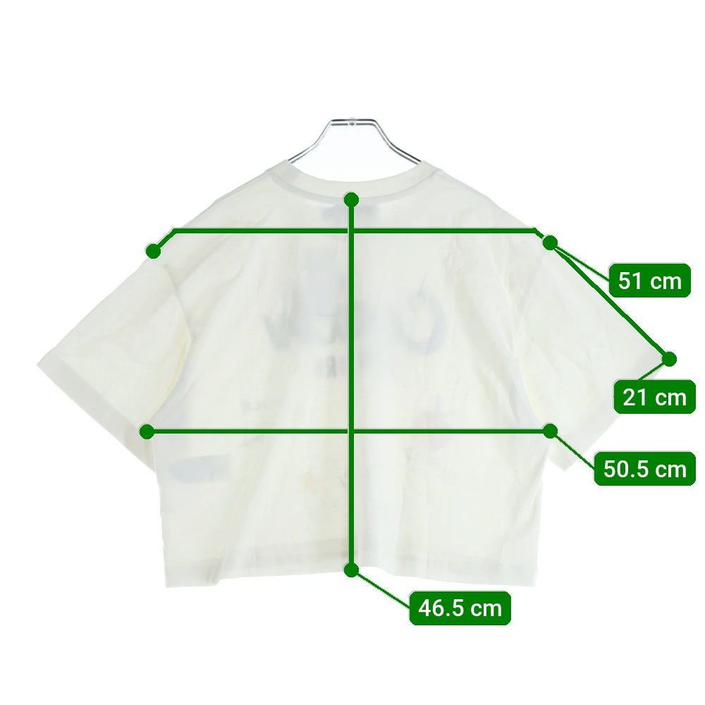 COACH(コーチ) 25SS Cursive カーシヴ クロップド ロゴプリントTシャツ