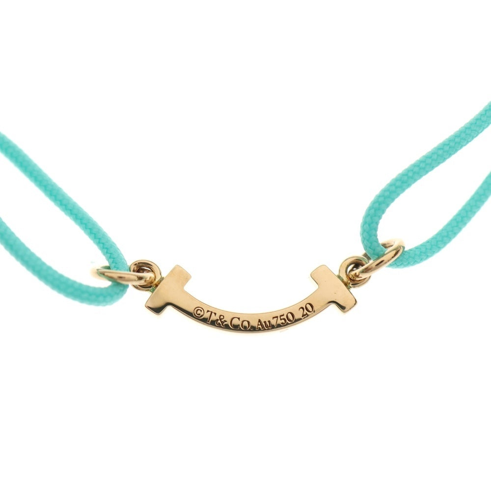 ティファニー　TIFFANY ブレスレット Tスマイル　ミニ　k18 Au750 Tiffany T Tiffany&Co. ティファニー Tスマイル ミニ ブレスレット