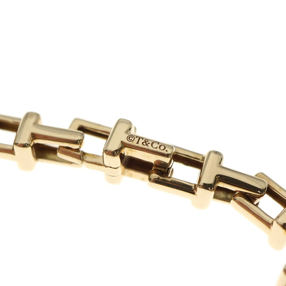 TIFFANY & Co.(ティファニー) K18 Tナロー ブレスレット 28.0g イエローゴールド Au750 レディース