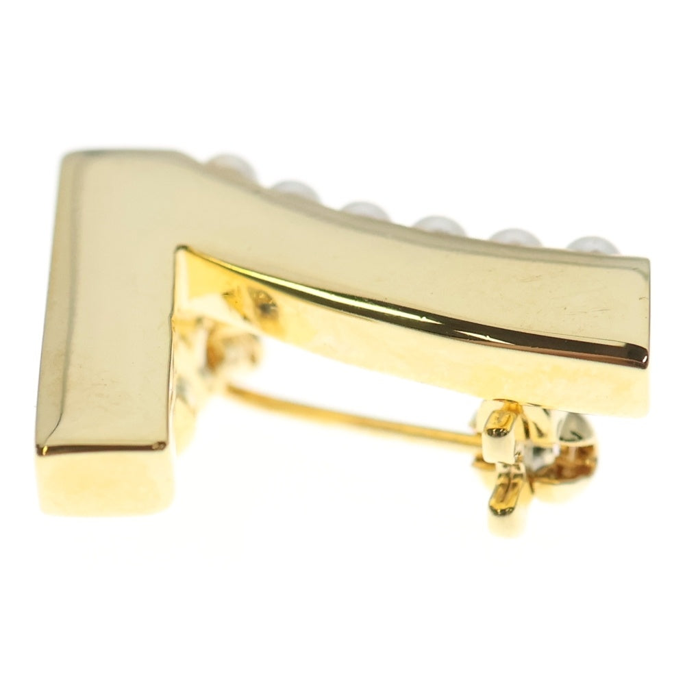 STELLAR HOLLYWOOD(ステラハリウッド) パールドット ナンバーブローチ ゴールド レディース