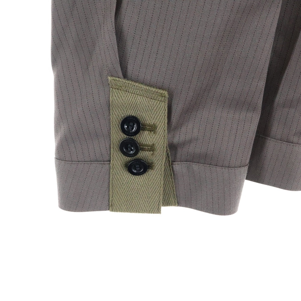 Sacai(サカイ) 25ss Doeskin Jacket / Doeskin Pants ドスキンジャケット ドスキンパンツ セットアップスーツ トープ 25-03632M / 25-03633M