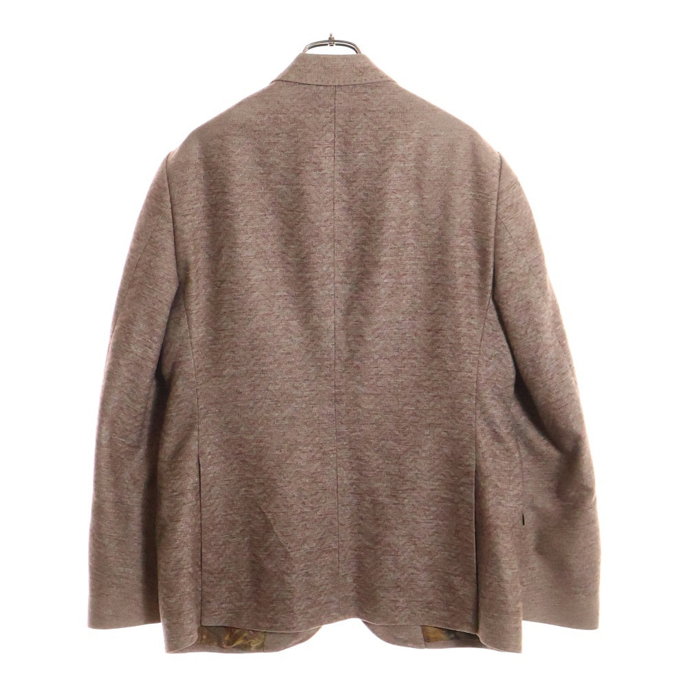 ETRO(エトロ) 裏地ペイズリー柄 2B シルクテーラードジャケット ベージュ 132-10853-0366