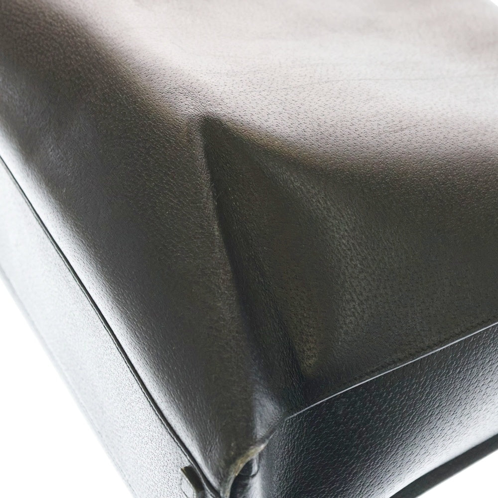 GUCCI(グッチ) バンブーハンドル レザー 2Way ショルダーハンドバッグ ブラック 002 1033