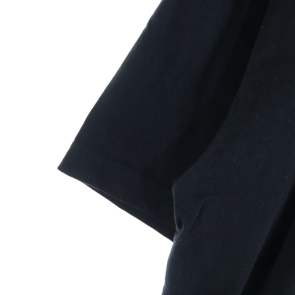 CHROME HEARTS(クロムハーツ) NECK LOGO S/S TEE ネック ロゴプリントTシャツ 半袖カットソー ブラック