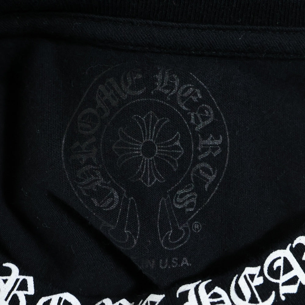 CHROME HEARTS(クロムハーツ) NECK LOGO S/S TEE ネック ロゴプリントT