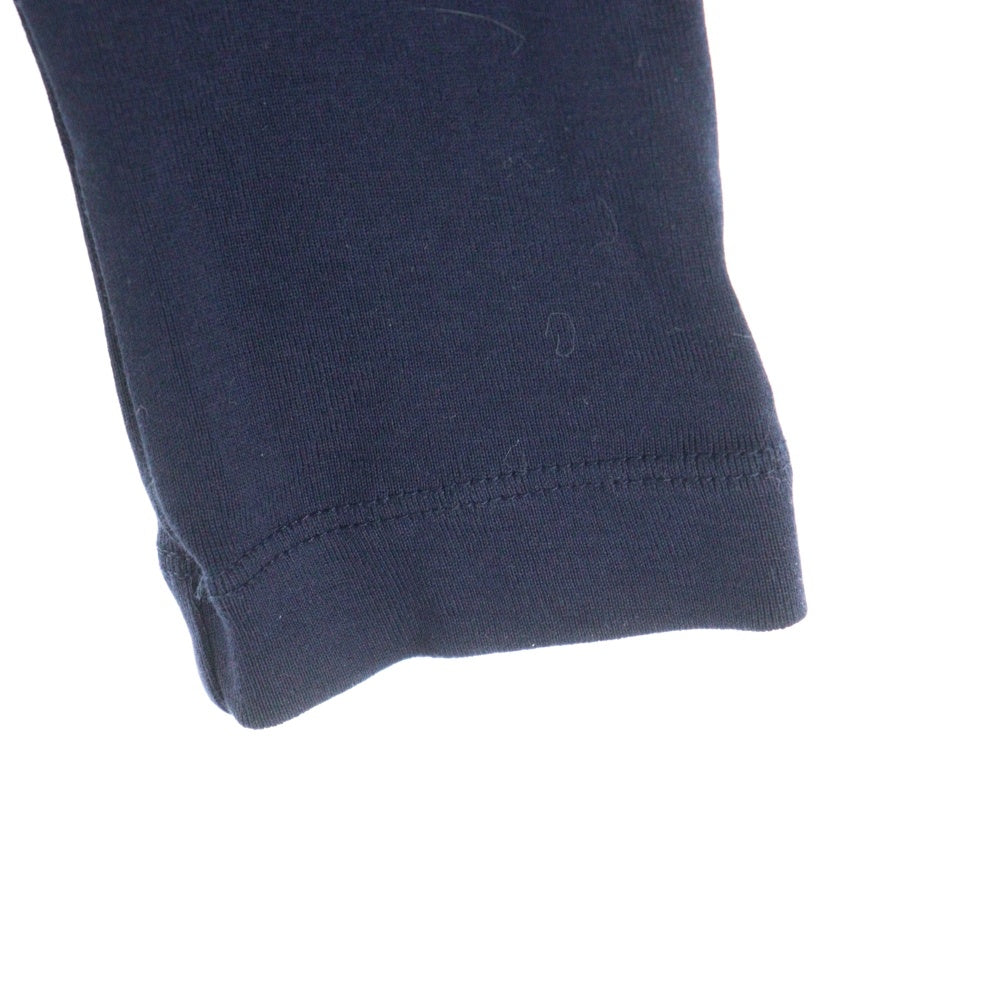 JOHN LAWRENCE SULLIVAN(ジョンローレンスサリバン) タートルネック シースルーショルダー 長袖Tシャツ ネイビー CT15-51-28