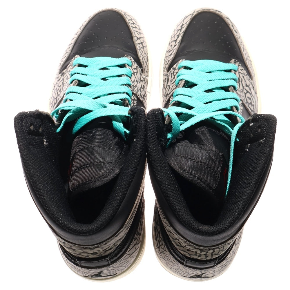 NIKE(ナイキ) AIR JORDAN 1 RETRO HIGH UN SUPREME エアジョーダン1 レトロ アン シュプリーム ハイカットスニーカー ブラック/グレー US8.5/26.5cm 839115-013