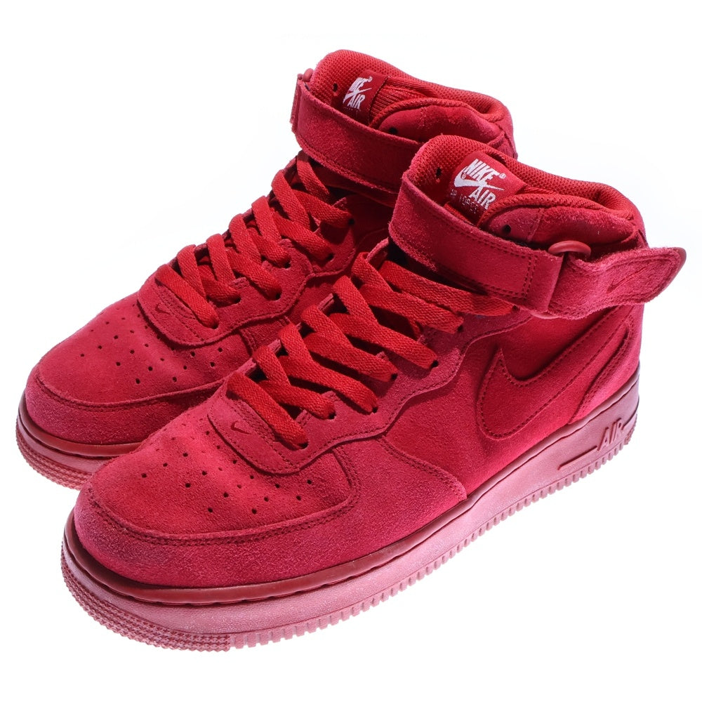 NIKE(ナイキ) AIR FORCE 1 MID エアーフォース ワン ミッドカットスニーカー レッド US9/27cm 315123-609
