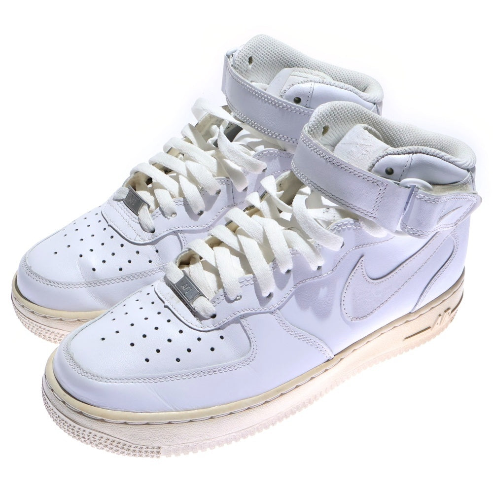 NIKE(ナイキ) AIR FORCE 1 MID エアーフォース ワン ミッドカットスニーカー US8.5/26.5cm 315123-111