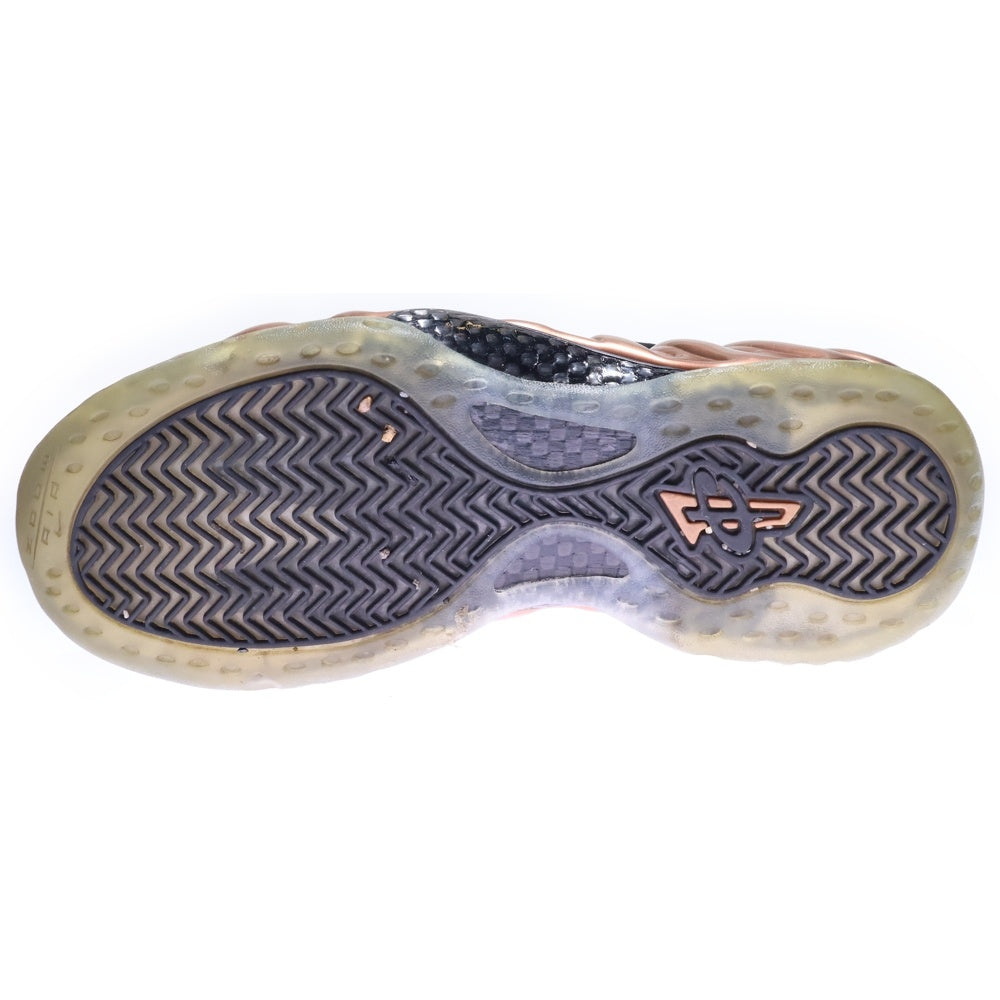 NIKE(ナイキ) AIR FOAMPOSITE ONE エアフォームポジット ワン コッパー ハイカットスニーカー ゴールド US9/27cm 314996-007