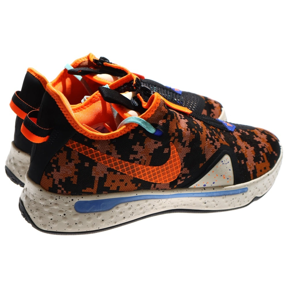 NIKE(ナイキ) PG 4 DIGICAMO デジカモ ローカットスニーカー オレンジ US10/28cm CD5082-200