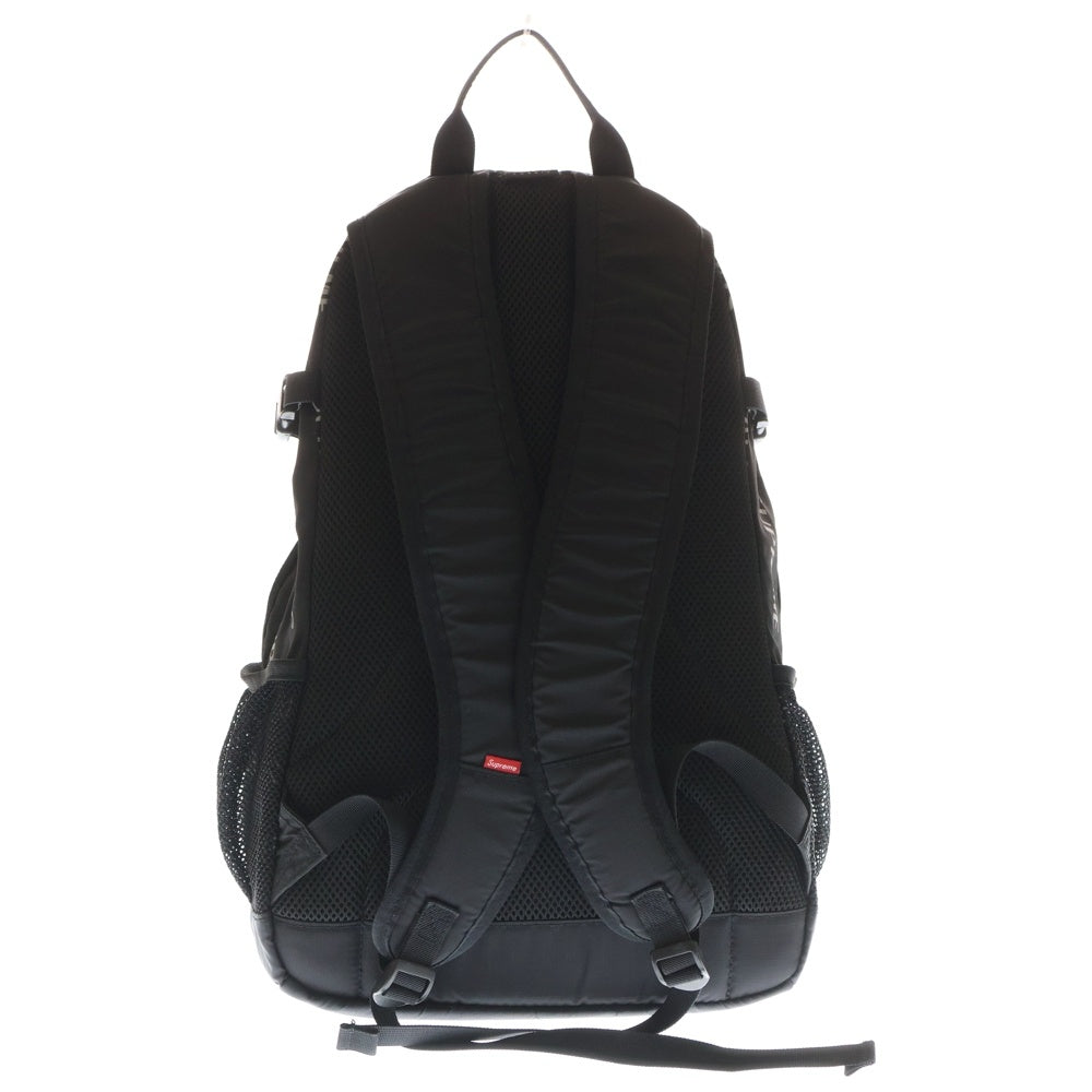 SUPREME(シュプリーム) 16AW 3M Reflective Repeat Backpack リフレクティブ リピート バックパック リュックサック ブラック