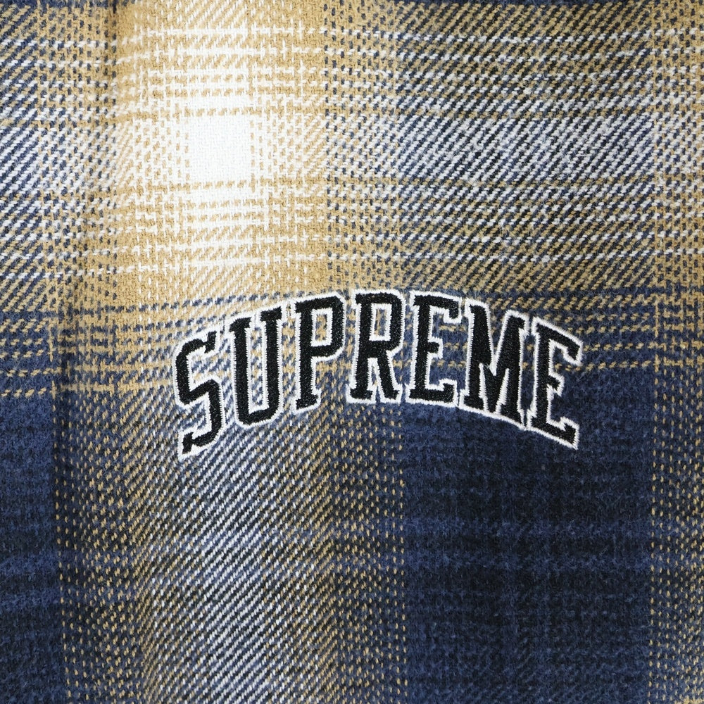 SUPREME(シュプリーム) 17AW Reversible Shadow Plaid Vest リバーシブル シャドウチェック ベスト ネイビー/ブラウン