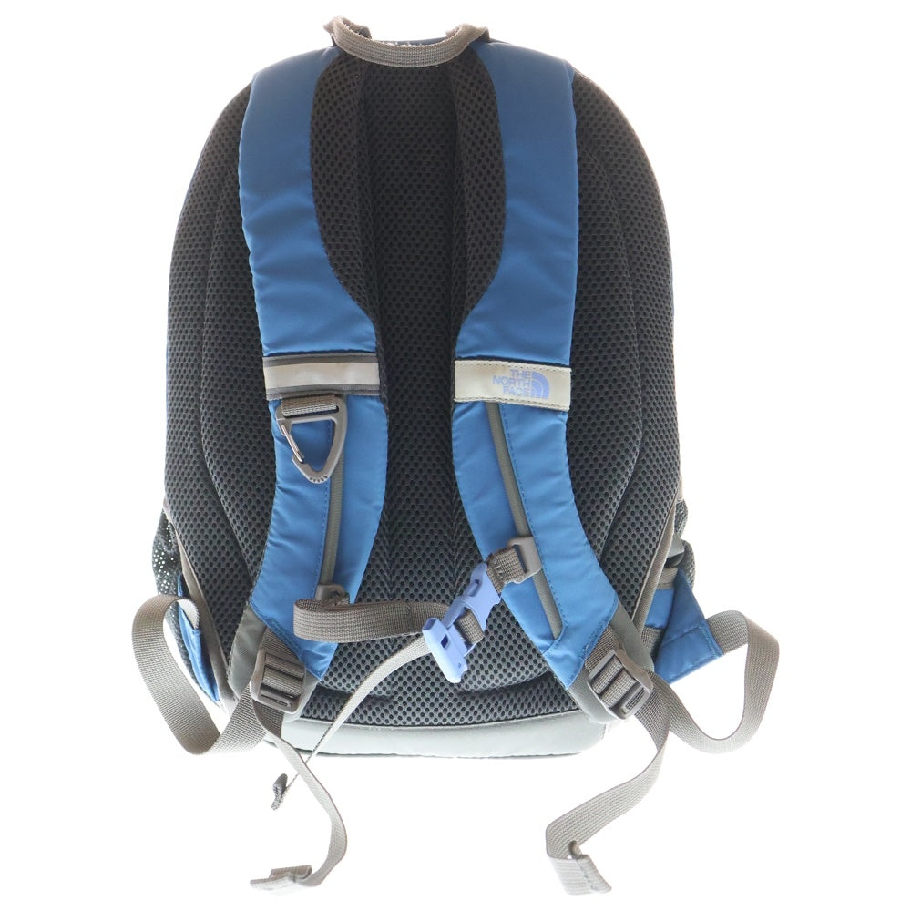 THE NORTH FACE(ザノースフェイス) K SMALL DAY スモール デイ ロゴデザイン ダブルポケット リュックサック バック レディース ブルー NMJ72204