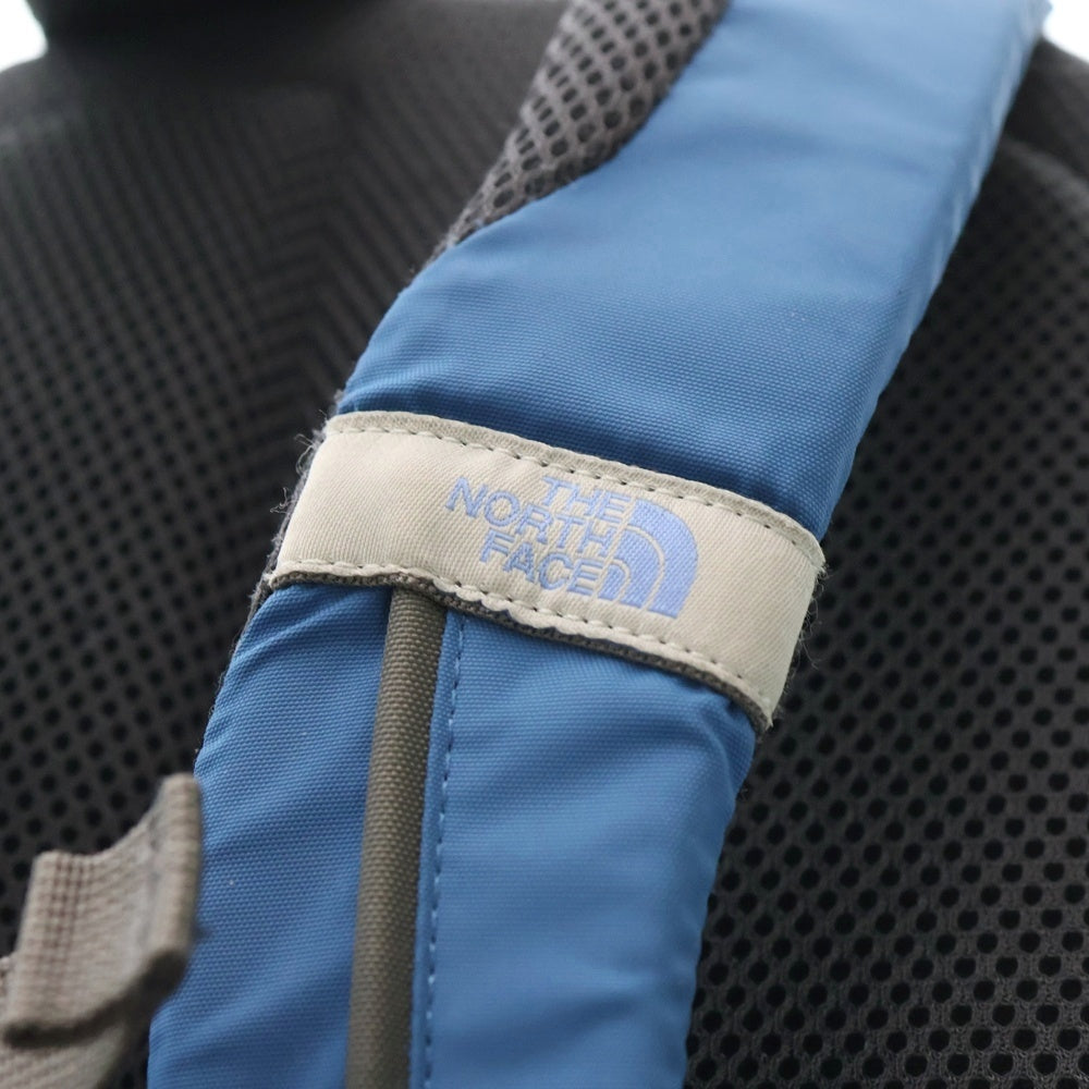THE NORTH FACE(ザノースフェイス) K SMALL DAY スモール デイ ロゴデザイン ダブルポケット リュックサック バック レディース ブルー NMJ72204