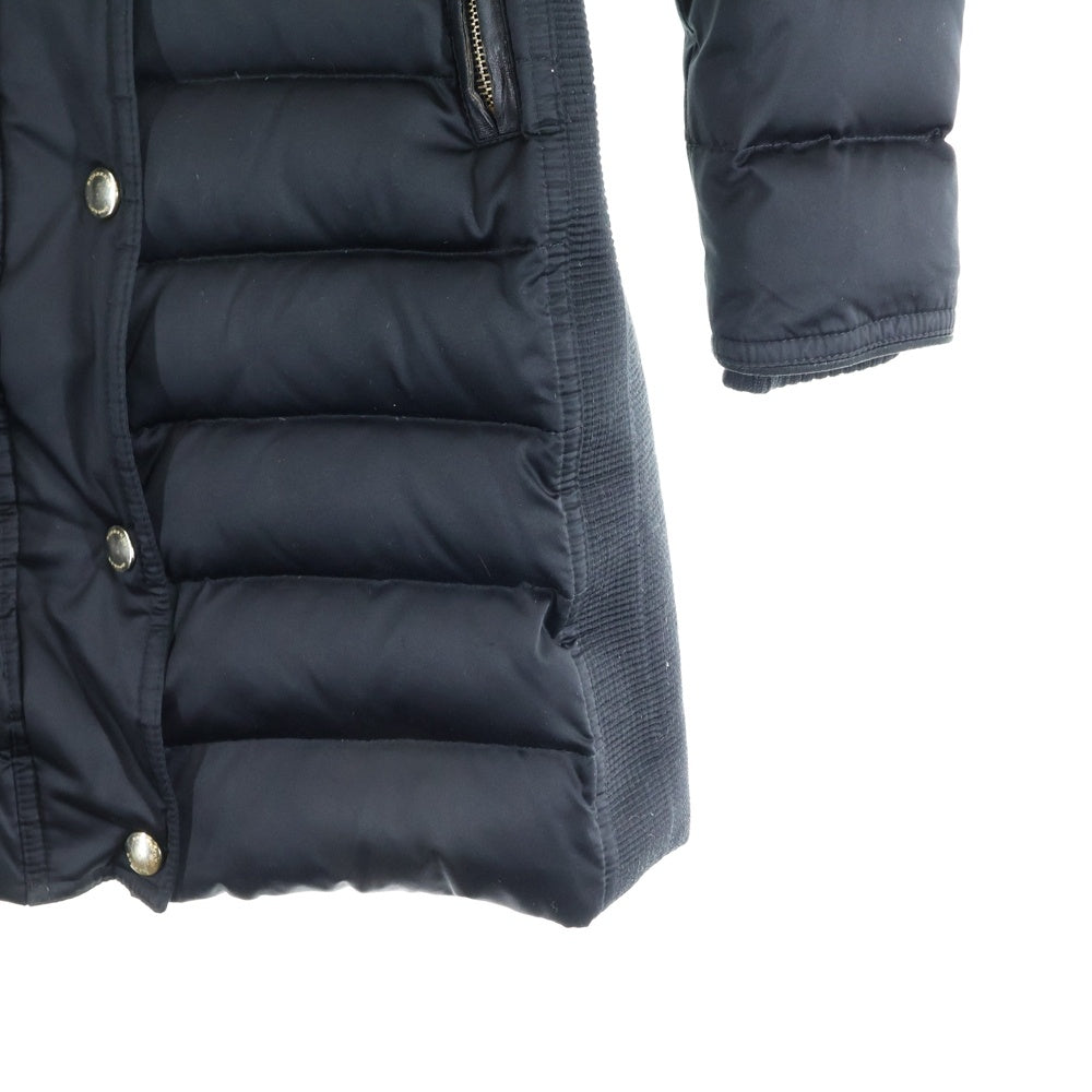 BURBERRY PRORSUM(バーバリー プローサム) フーデッド ダウンジャケット コート ブラック レディース 3994179