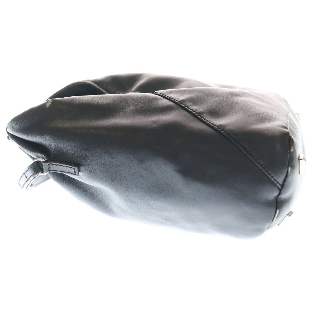 MM6 Maison Margiela(エムエムシックスメゾンマルジェラ) Japanese ジャパニーズ ナノ フェイクレザー ショルダーバッグ ブラック S41WD0040