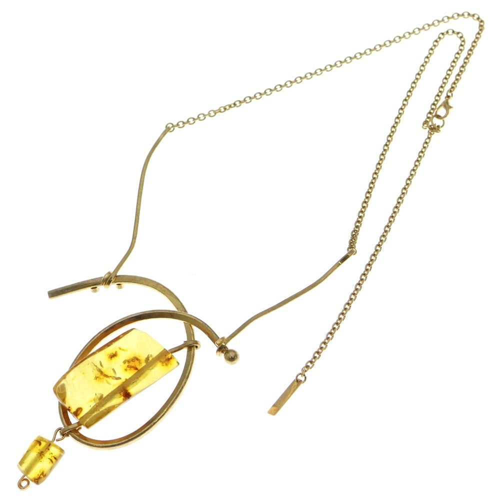 MARNI(マルニ) カットストーン チェーンネックレス ゴールド レディース