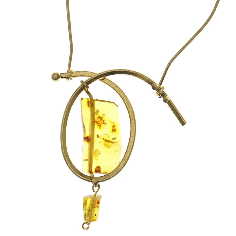 MARNI(マルニ) カットストーン チェーンネックレス ゴールド レディース