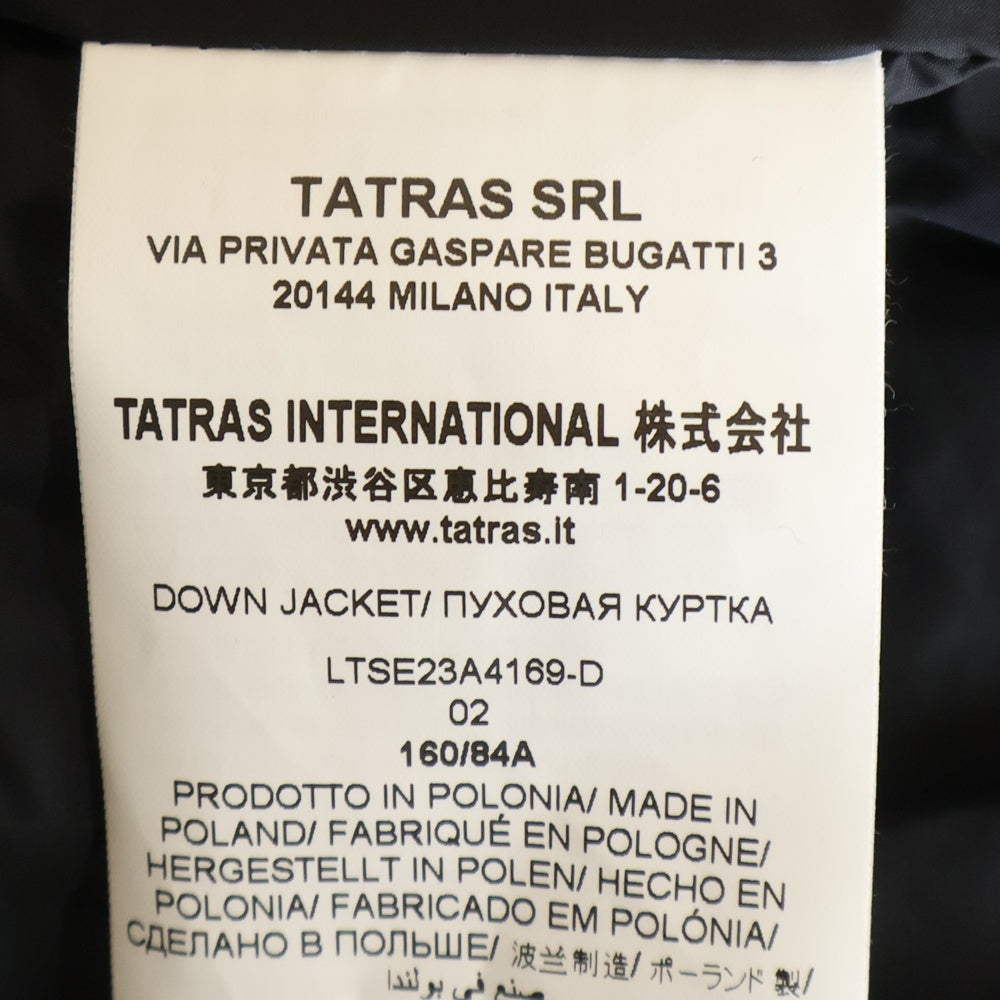 TATRAS(タトラス) BREVA ブレヴァ ノーカラー ジップアップ ダウンジャケット レディース LTSE23A4169-D