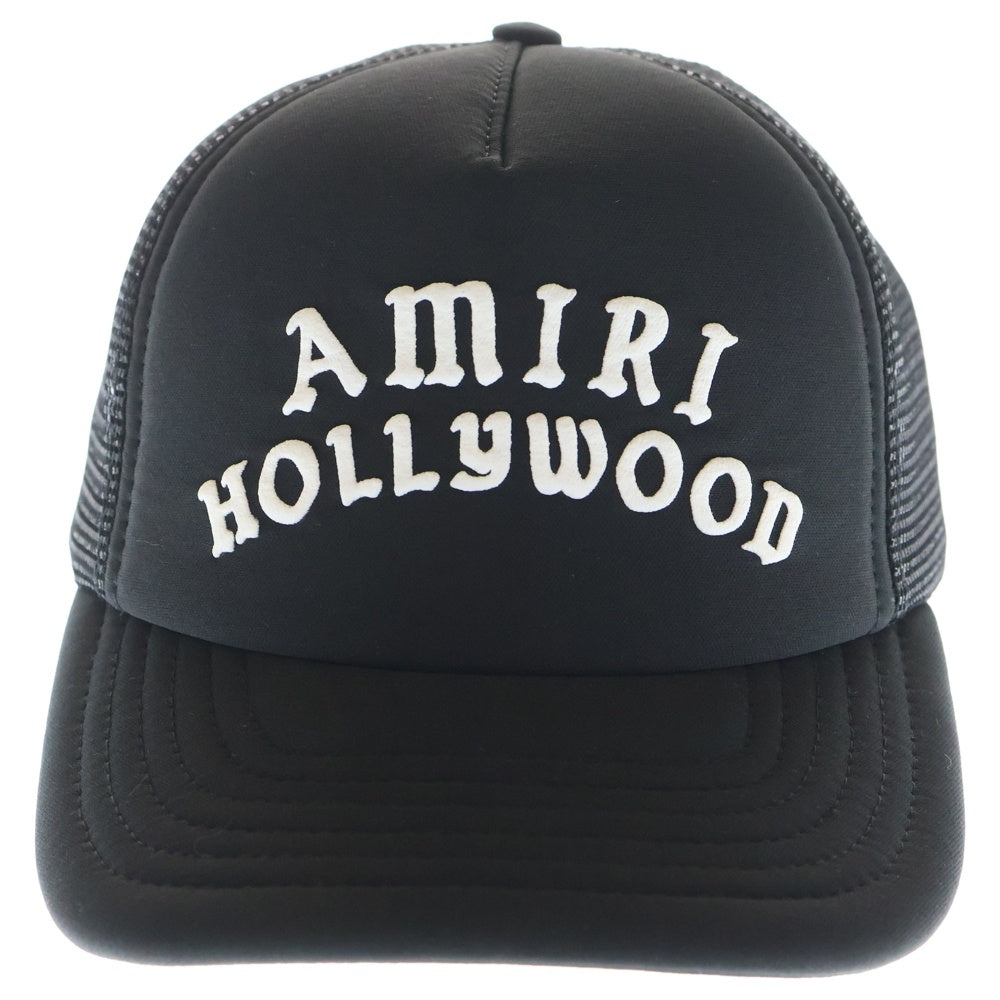 AMIRI(アミリ) AM HOLLYWOOD CAP ハリウッド ロゴエンブロイダリー キャップ 帽子 ブラック