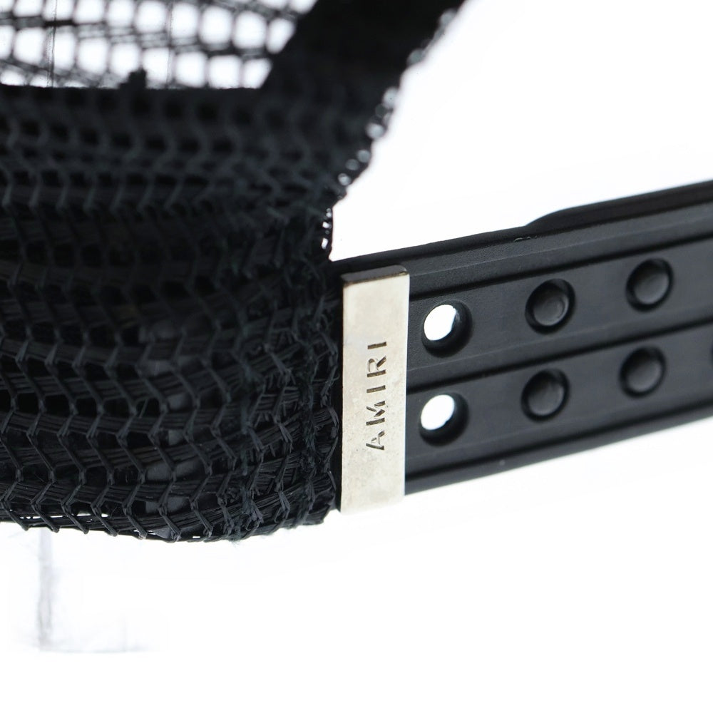 AMIRI(アミリ) AM HOLLYWOOD CAP ハリウッド ロゴエンブロイダリー キャップ 帽子 ブラック