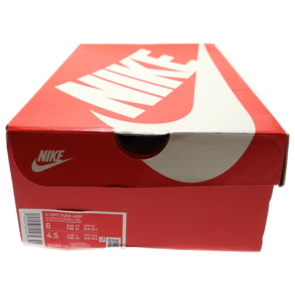 NIKE(ナイキ) WMNS DUNK HIGH ウィメンズ ダンクハイ ハイカットスニーカー レディース ホワイト/ブラック US6/23cm DD1869-103