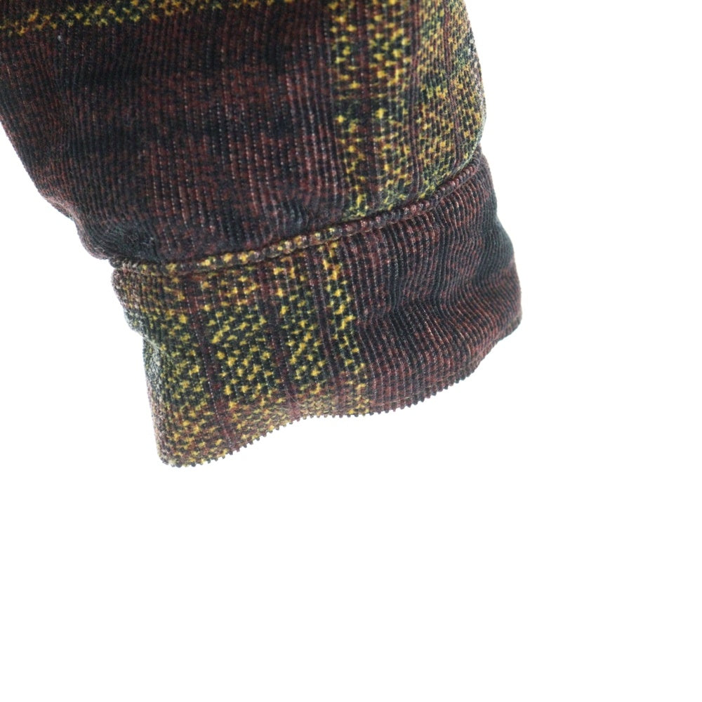 Levi's(リーバイス) ダブルフラップポケット チェック柄 ボア トラッカージャケット イエロー PC9-16365-0168